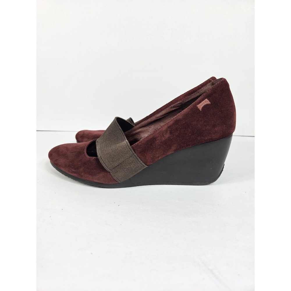 Camper Womens sz 8.5 ( 39) shoes wedge Burgundy